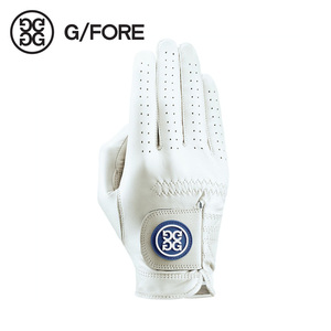 지포어 에센셜 블루 패치 글로브 화이트 남성 골프장갑 G4MC0G02-AZURE